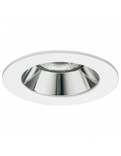Dimmable aluminum recessed light in 2 colours and 3 light sources 3000/4000K – Silver – Indeluz - Novolux