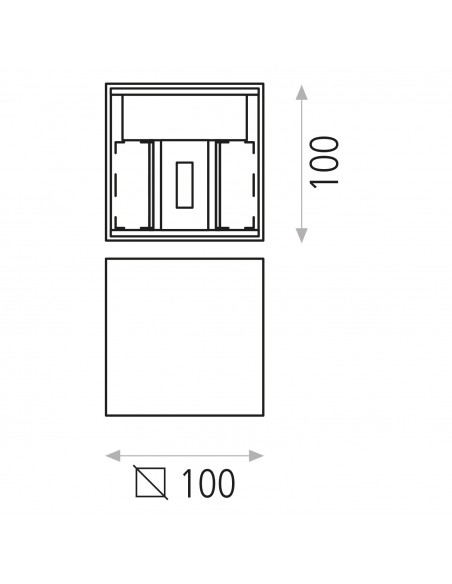 Aplique de pared Kendo
