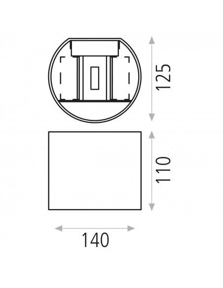 Aplique de pared Kowa 