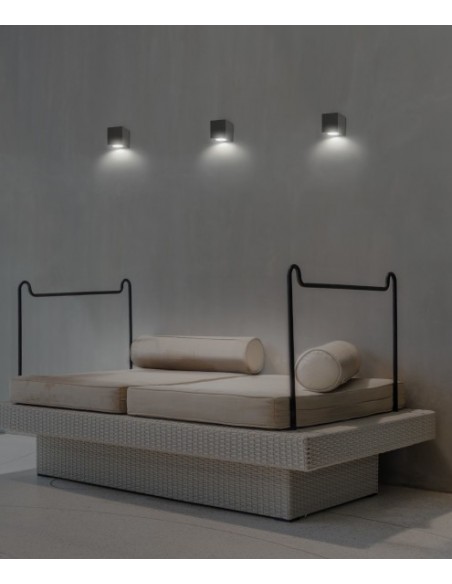 Aplique de pared con 1 luz Okra 