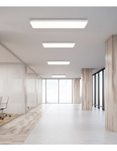 Plafón de Techo Turin - ACB - Plafón LED rectangular color blanco