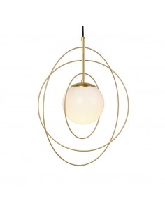 Lámpara colgante con aros Wire