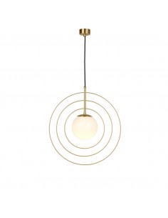 Lámpara colgante con aros Wire 2