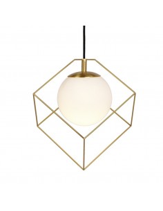 Lámpara colgante Cubos Wire...