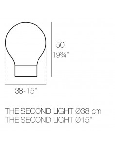 Lámpara de pie The Second Light con batería - Vondom