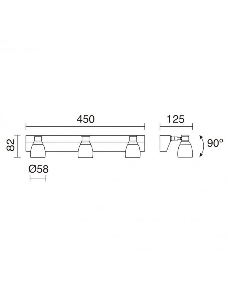 Aplique para baño Alf