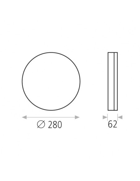 Plafón de techo Madison