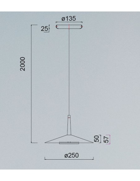 Colgante Orion 1 luz