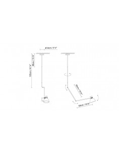 Plafón de techo orientable Blux System - Blux