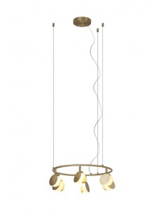 Colgante de techo dorado Shell - Mantra 2