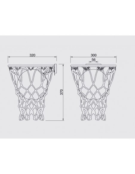 Aplique de pared decorativo Basketball - Mantra