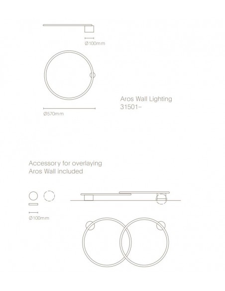Aplique de pared Aros - Nexia