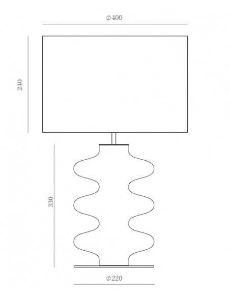 Lámpara de mesa Adon - Aromas