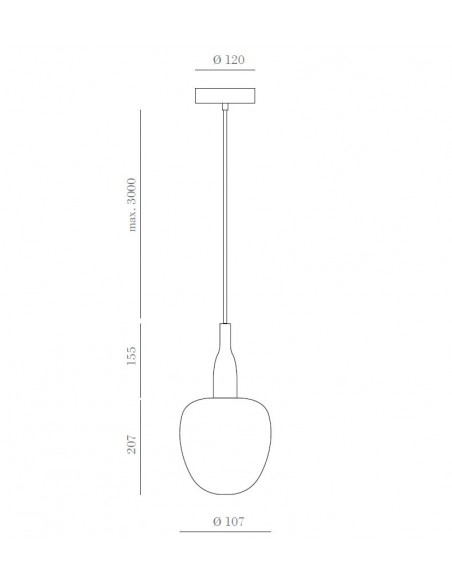 Lámpara colgante C1012 - Aromas