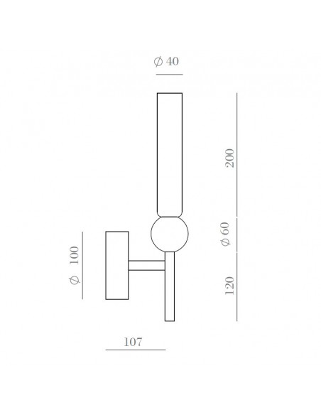 Aplique de pared Delie - Aromas