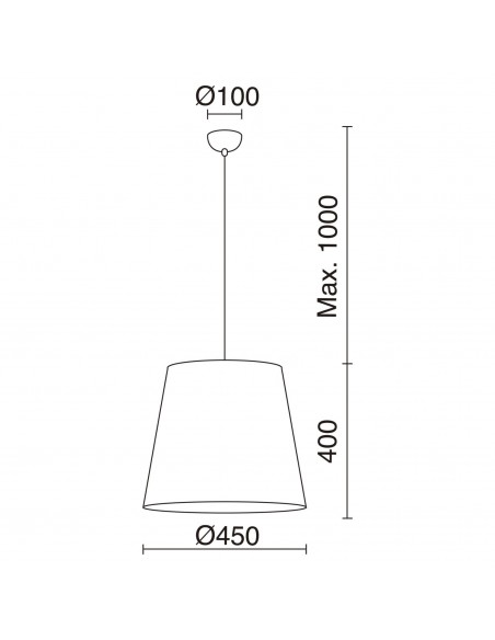 Colgante de techo decorativo Vimet - Exo - Novolux Lighting