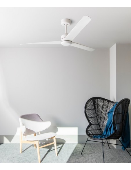 Ventilador de techo con o sin luz LED Nu - Faro