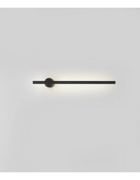 Aplique de pared negro mate Clock - Aromas