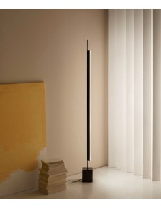 Pie de salón cuerpo negro mate Coln - Aromas
