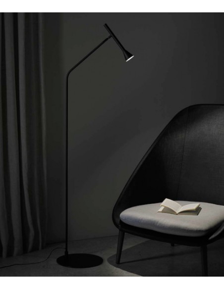 Pie de salón negro mate Lyb - Aromas