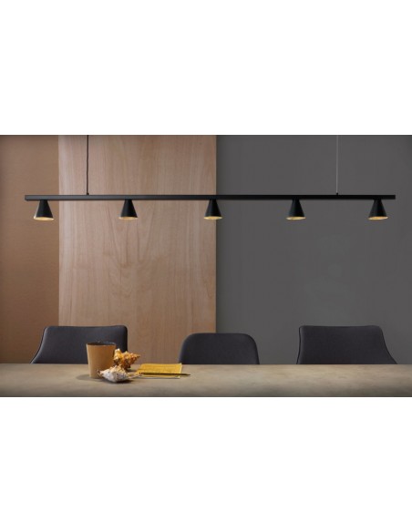 Lámpara colgante 5 luces Lyb - Aromas