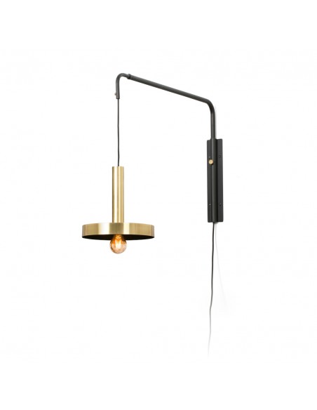 Aplique de pared de metal decorativo en 2 colores - WHIZZ - Faro
