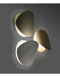 Aplique de pared moderno blanco orientable - Ovo - Faro