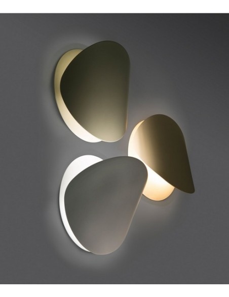 Aplique de pared moderno blanco orientable - Ovo - Faro