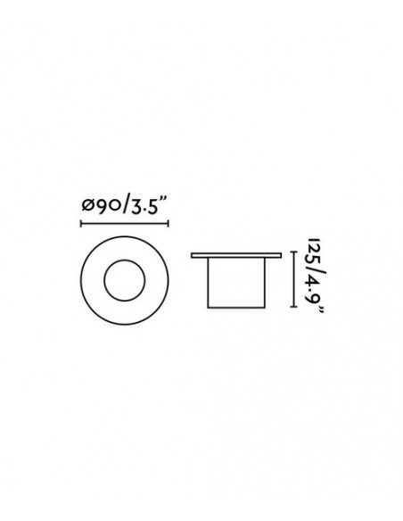 Lámpara LED empotrable de suelo 13W Grund - Faro