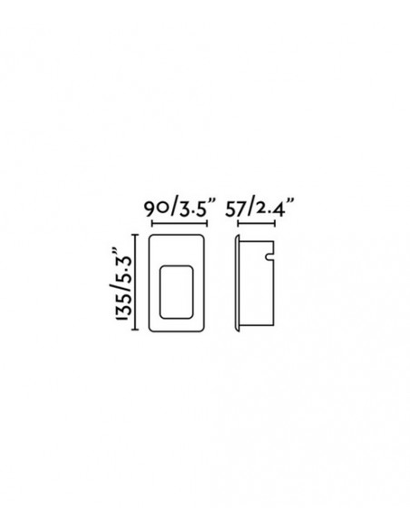 Lámpara empotrable Nase-2 - Faro