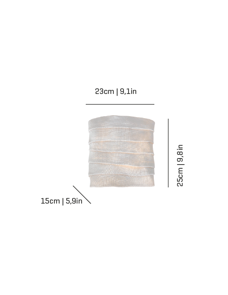 Aplique de pared G9/LED diferentes colores – Cala - A by Arturo Álvarez