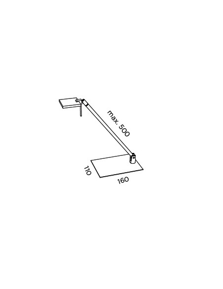 Lámpara de mesa Del 50cm alto - Pujol