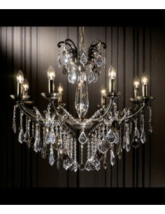 Lámpara de techo de araña - Epoca 8 luces- Copenlamp