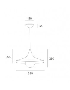 Lámpara colgante Slim - Massmi 2