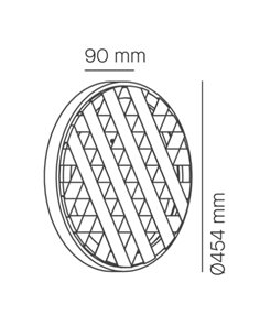 Aplique de Pared Loom - Milán. Aplique LED decorativo