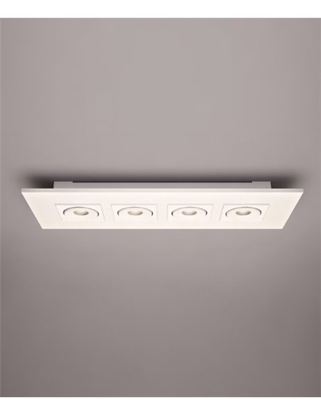 Empotrable de techo 4 luces Marc - Milán
