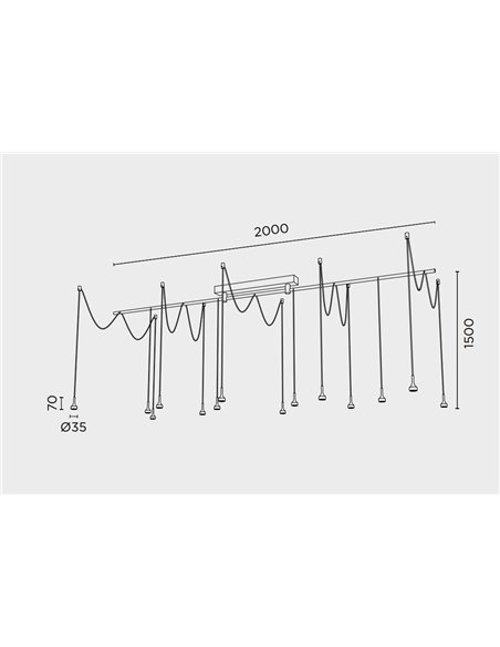 Lámpara colgante Mini - Pujol 