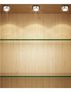 LED surface light fitting for furniture in 4 finishes - Ibiza - Indeluz - Novolux Lighting