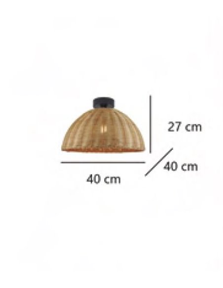 Plafón de techo de mimbre Mastella – AJP