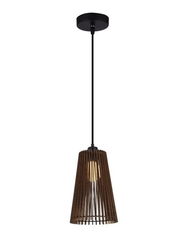 Lámpara colgante de madera oscura Mon – AJP