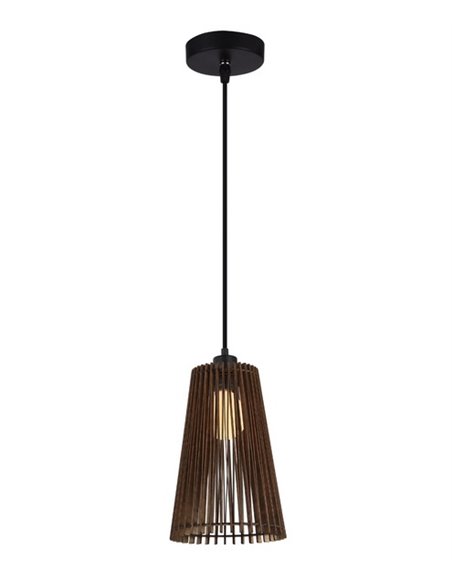 Lámpara colgante de madera oscura Mon – AJP