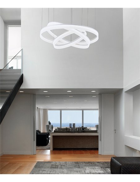 Lámpara colgante Circ 60 + 80 + 100 cm – Leds C4