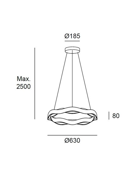 Lámpara colgante Hello – Leds C4