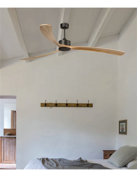 Ventilador de techo marrón SMART Kauai - Faro 