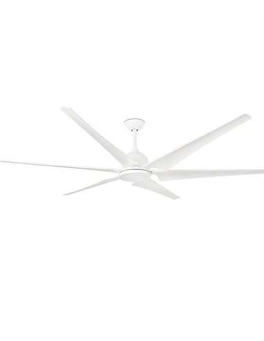 Ventilador de techo sin luz blanco con motor DC SMART Cies - Faro