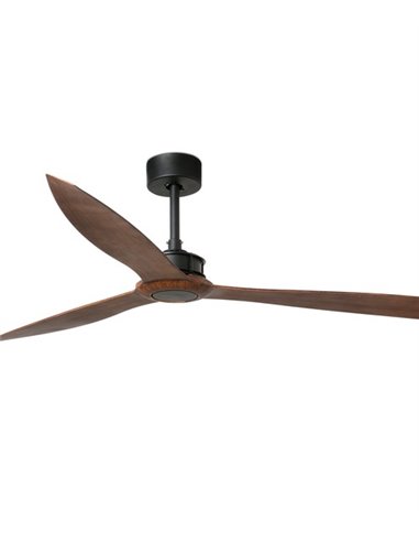 Ventilador de techo madera SMART con motor DC JUST Fan - Faro