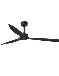 Ventilador de techo negro SMART con motor DC JUST Fan - Faro