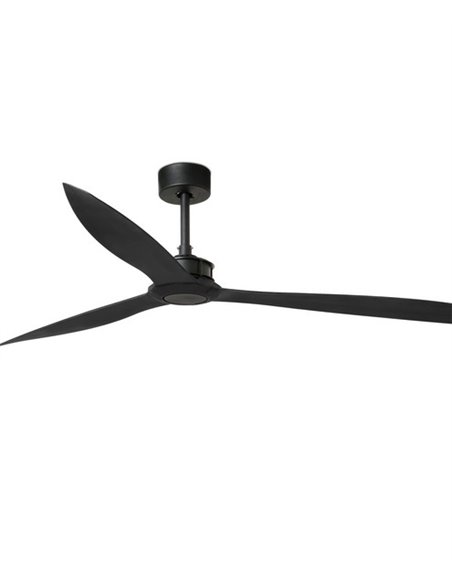 Ventilador de techo negro SMART con motor DC JUST Fan - Faro