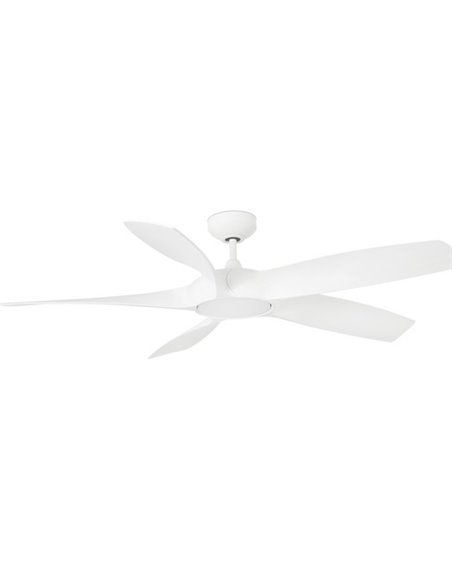 Ventilador de techo con luz blanco y motor DC SMART Cocos - Faro