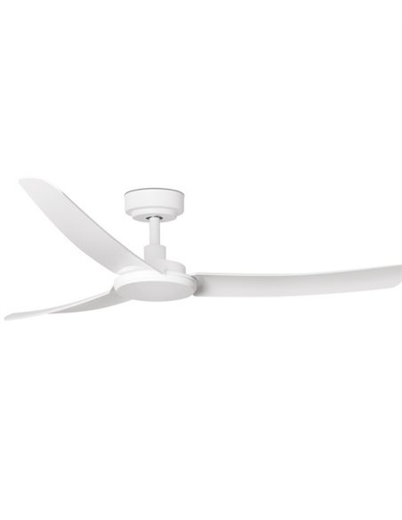Ventilador de techo blanco con motor DC SMART Siros - Faro